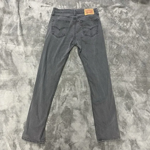 Levis 511 Jeans Mens 32x34* (Meas. 32x33) Grey Slim Throughout Low Rise Stretch - Picture 2 of 7